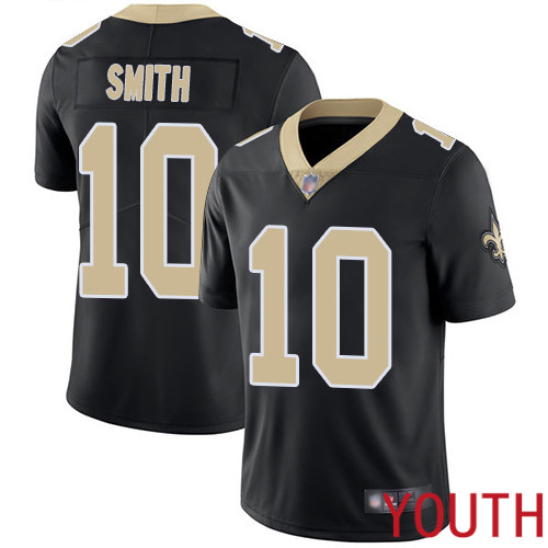 New Orleans Saints Limited Black Youth Tre Quan Smith Home Jersey NFL Football #10 Vapor Untouchable Jersey->youth nfl jersey->Youth Jersey
